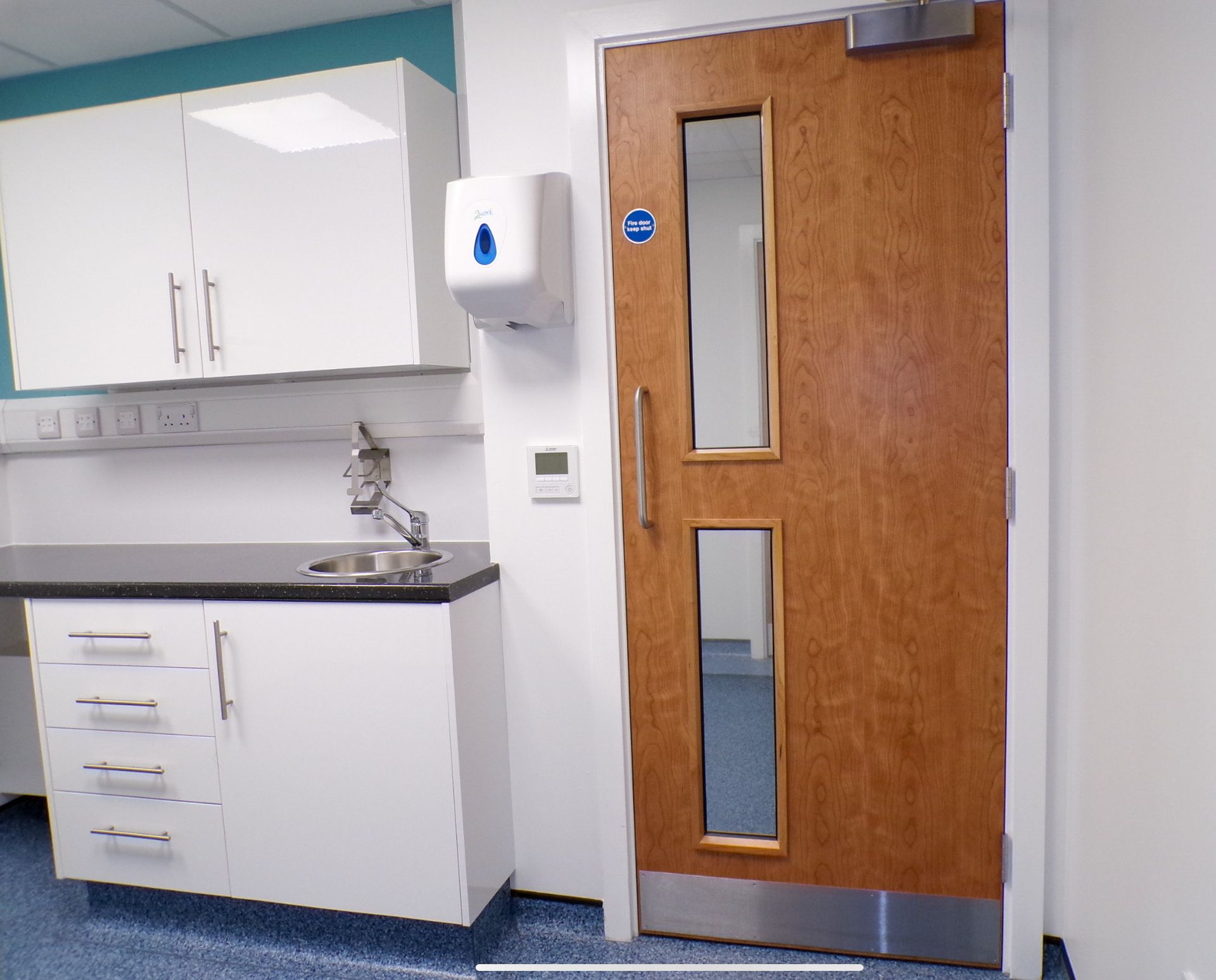 Kitchen area in treatment room