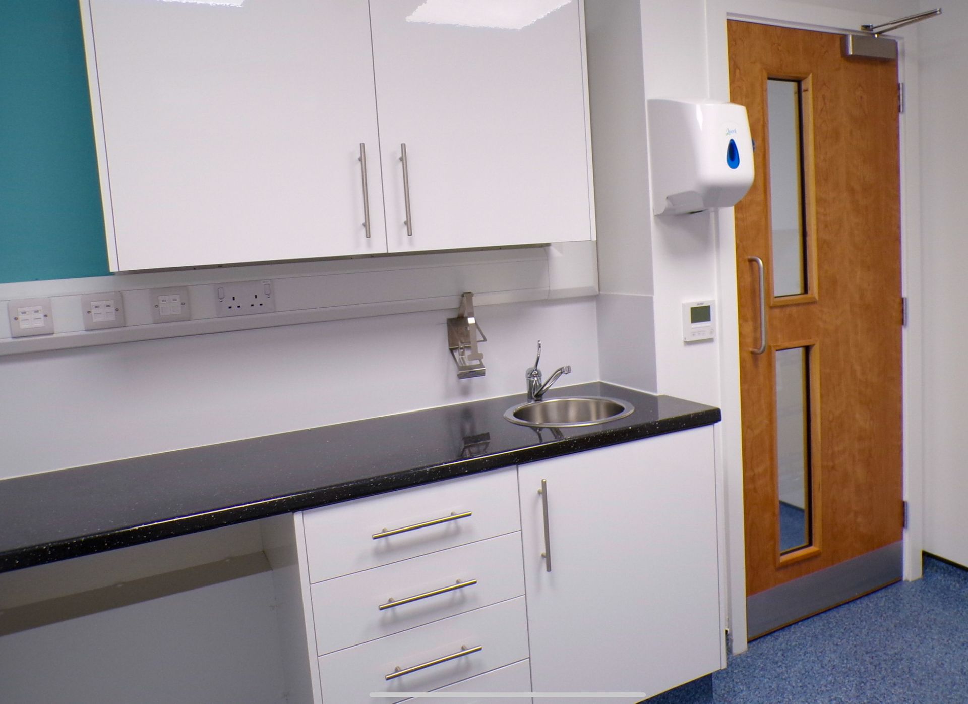 Kitchen works at a commercial business