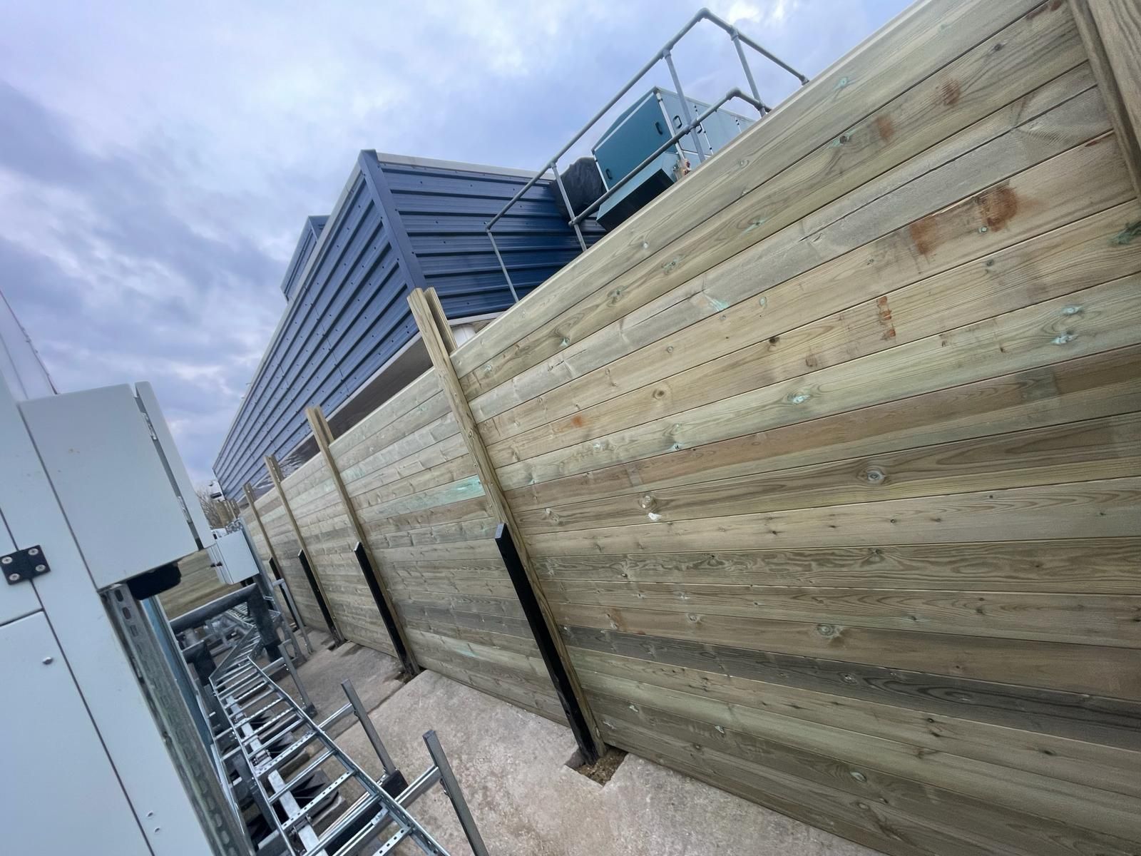 Finished Fencing at a School in Leeds