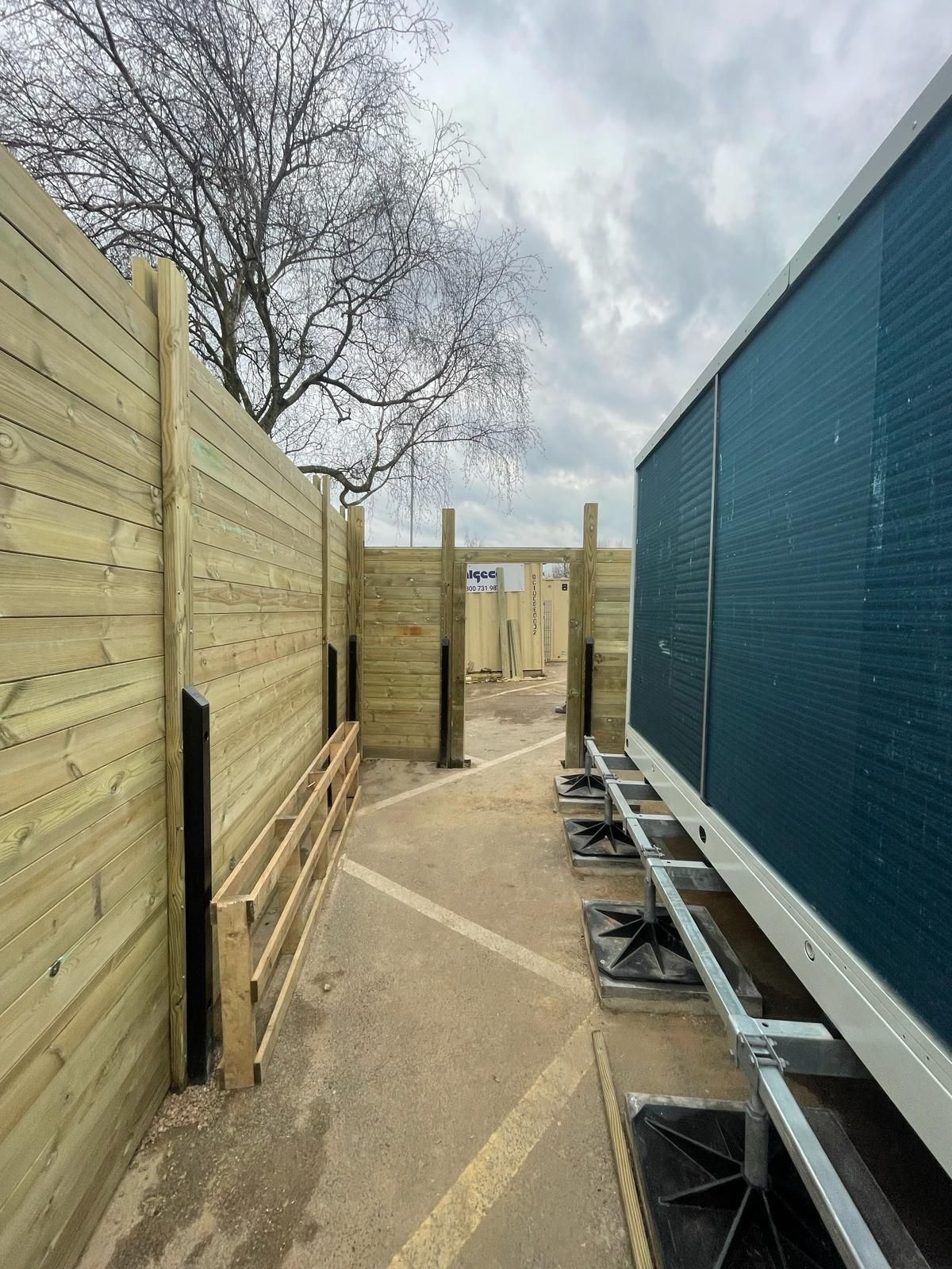 Finished example of fencing