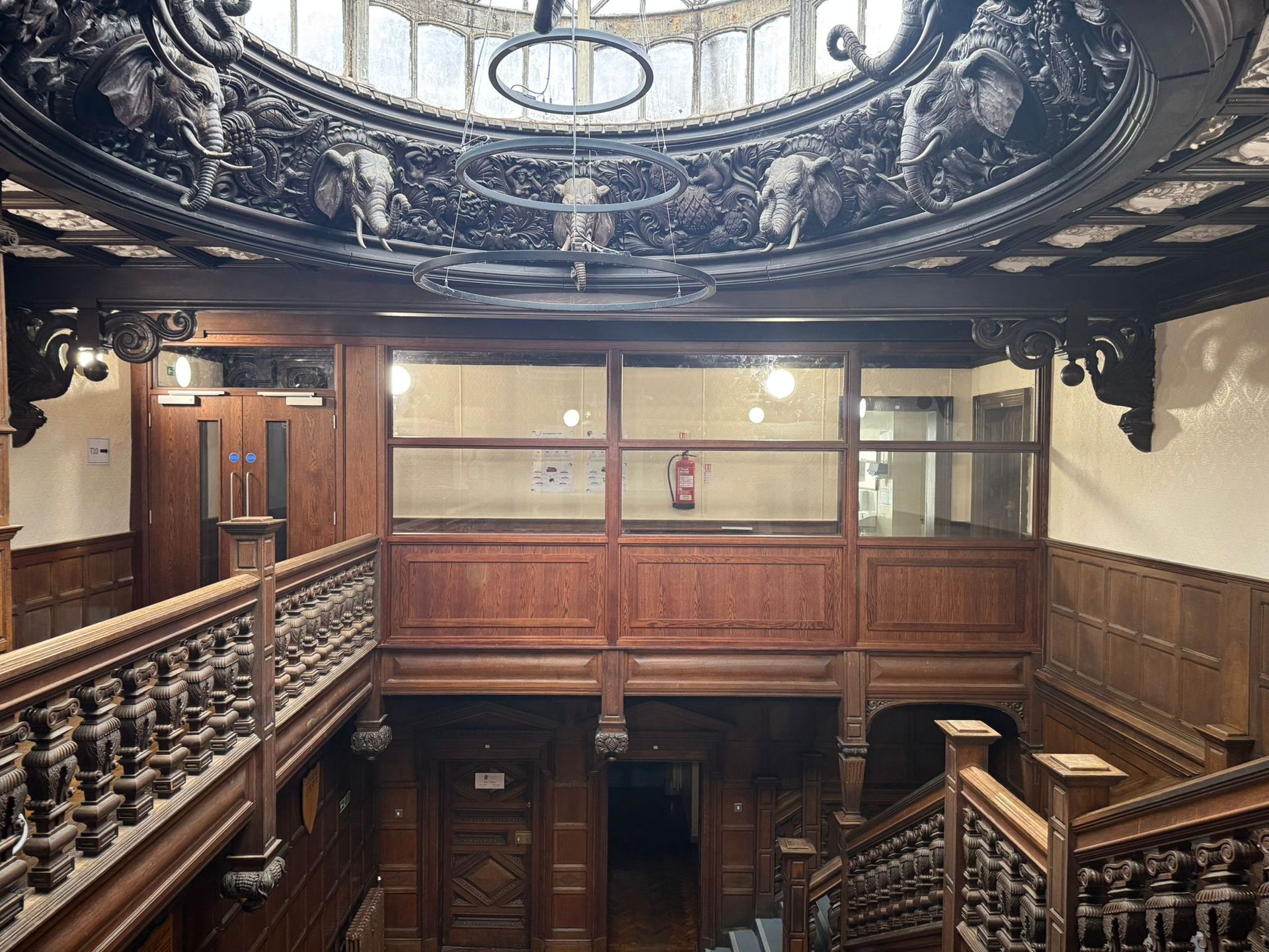 ceiling view at Toulston Lodge