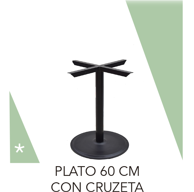 BASE CON CRUZETA 60 CM
