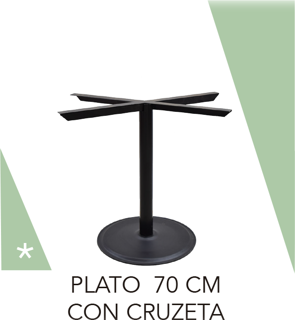 BASE CON CRUZETA 70 CM