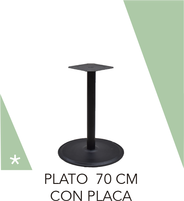 BASE CON PLACA 70 CM