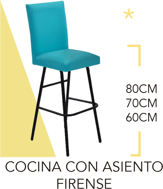 BANCO COCINA CON ASIENTO FIRENSE