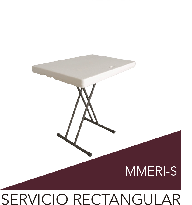 MESA DE SERVICIO RECTANGULAR
