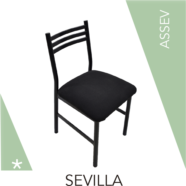 SILLA SEVILLA NEGRA