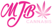 mjb cannabis logo with cannabis leaf