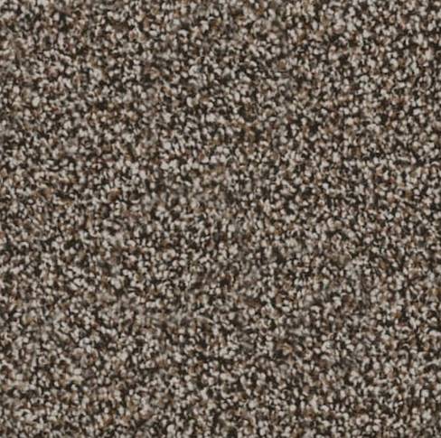 Textured brown and beige carpet.