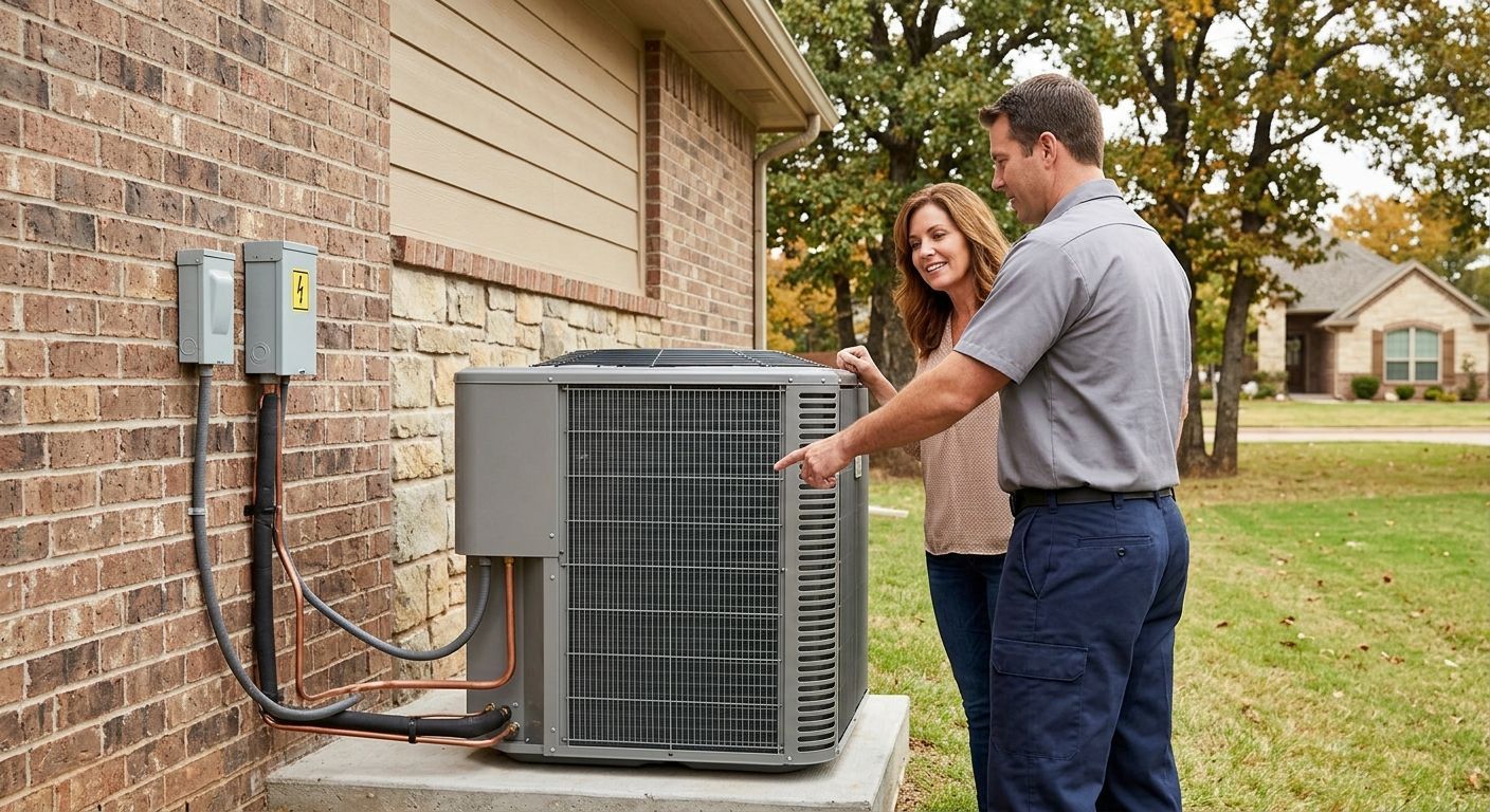 heat pump installation Edmond