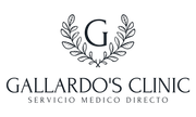 Gallardo’s Clinic logo with a laurel wreath and the text “Servicio Médico Directo”