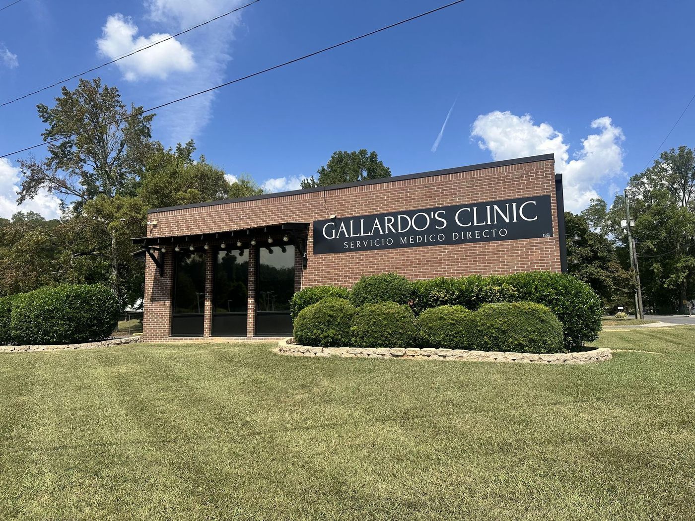 El edificio de Gallardo’s Clinic en Dalton, Georgia