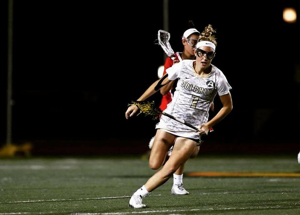 bowie girl playing lacrosse