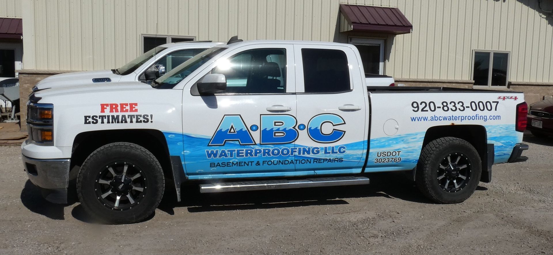 White truck with 