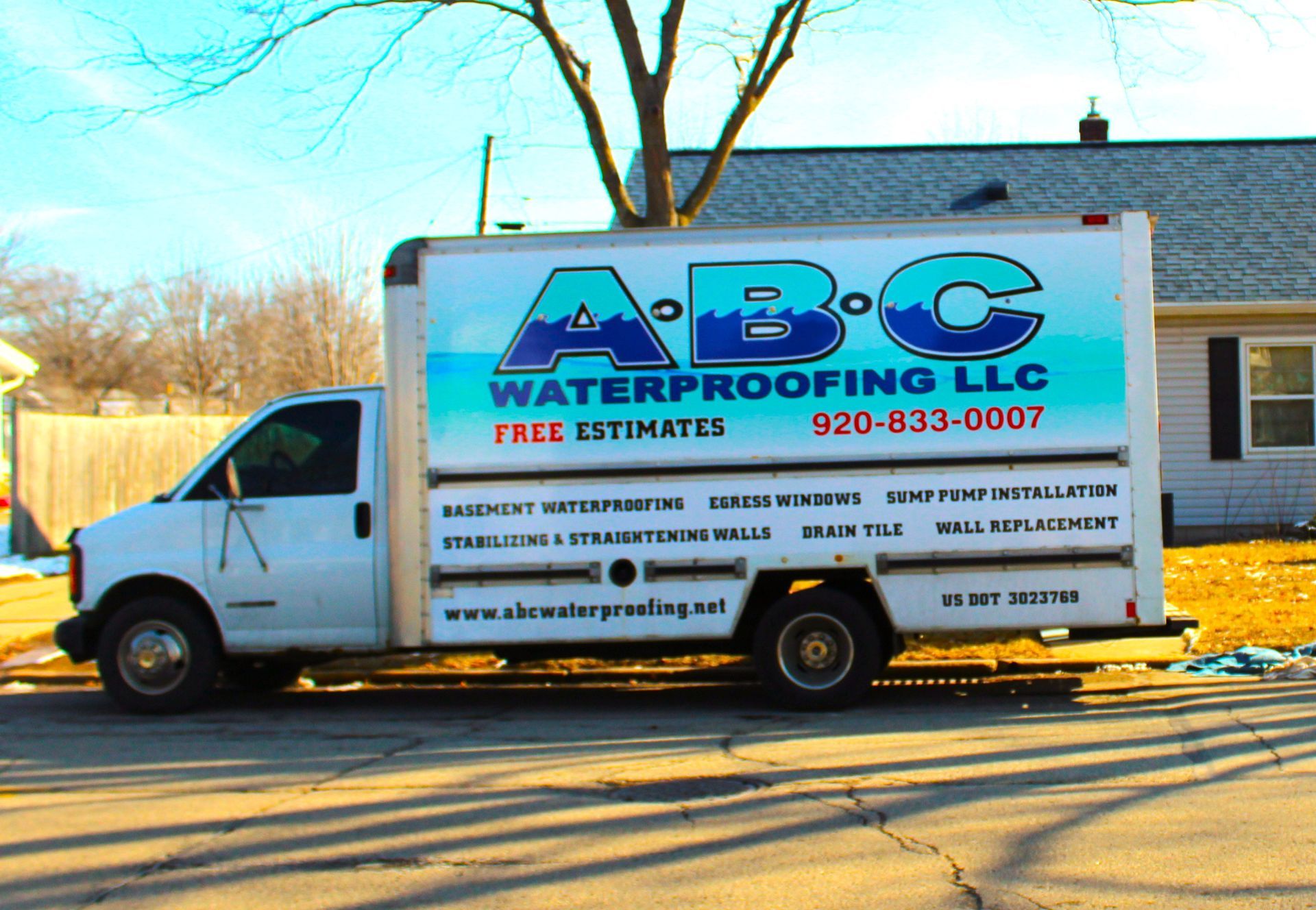 White truck with 