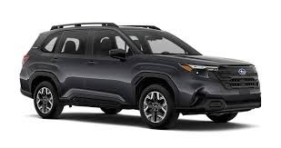 Dark gray SUV in side view on a white background