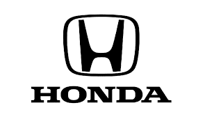 Honda logo in black with stylized H emblem and the word “HONDA” underneath