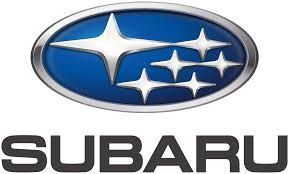 Subaru logo with blue oval and silver stars above the word “SUBARU”