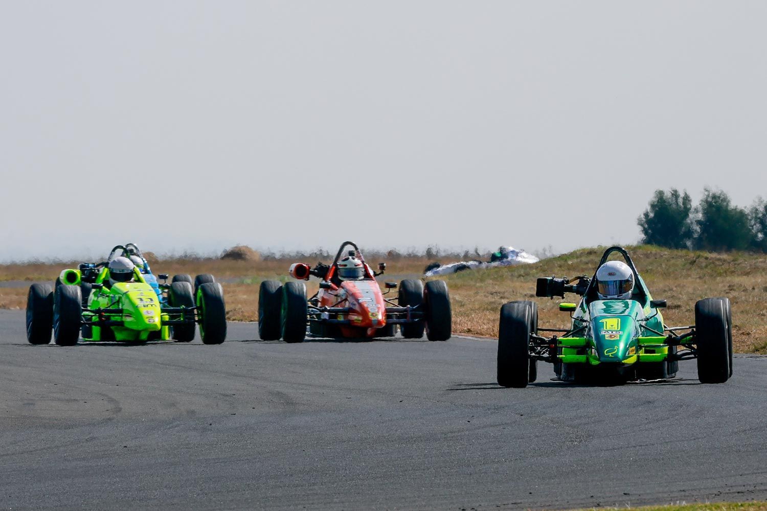Lendl Jansen leads at Red Star Raceway