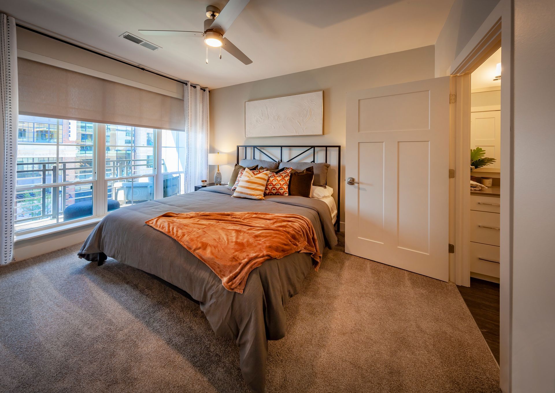 Spacious apartment floor plan at Nickel Plate.