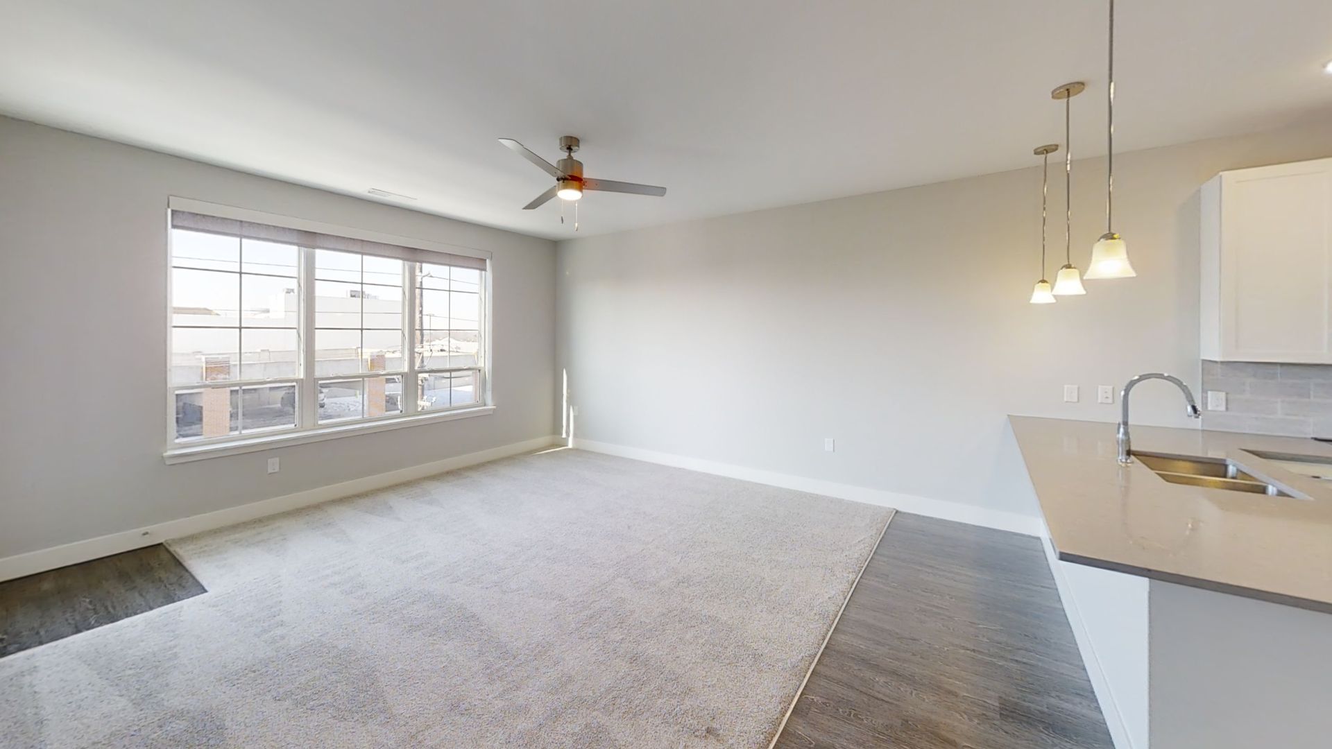 Spacious apartment floor plan at Nickel Plate.