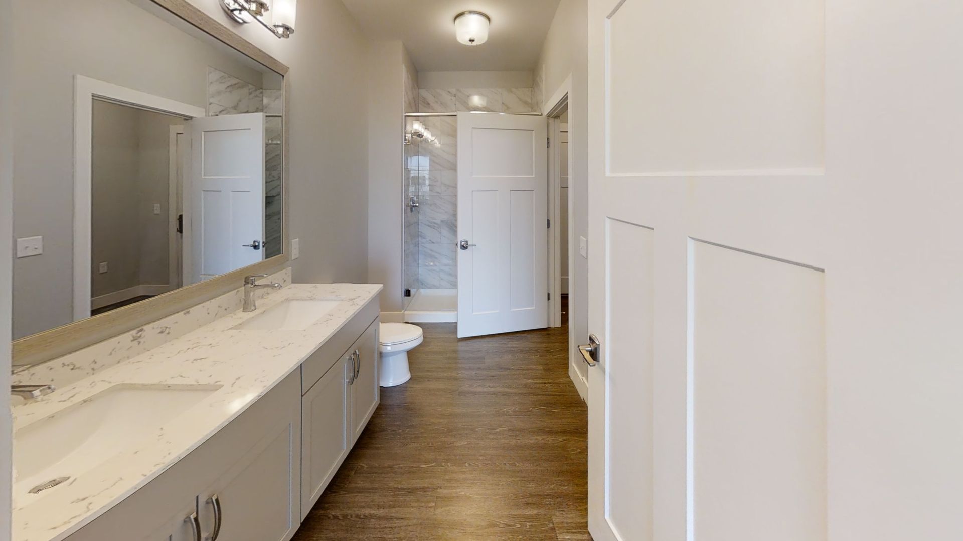 Spacious apartment floor plan at Nickel Plate.