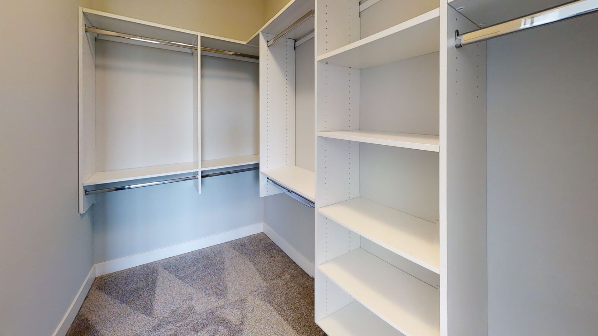 Spacious apartment floor plan at Nickel Plate.