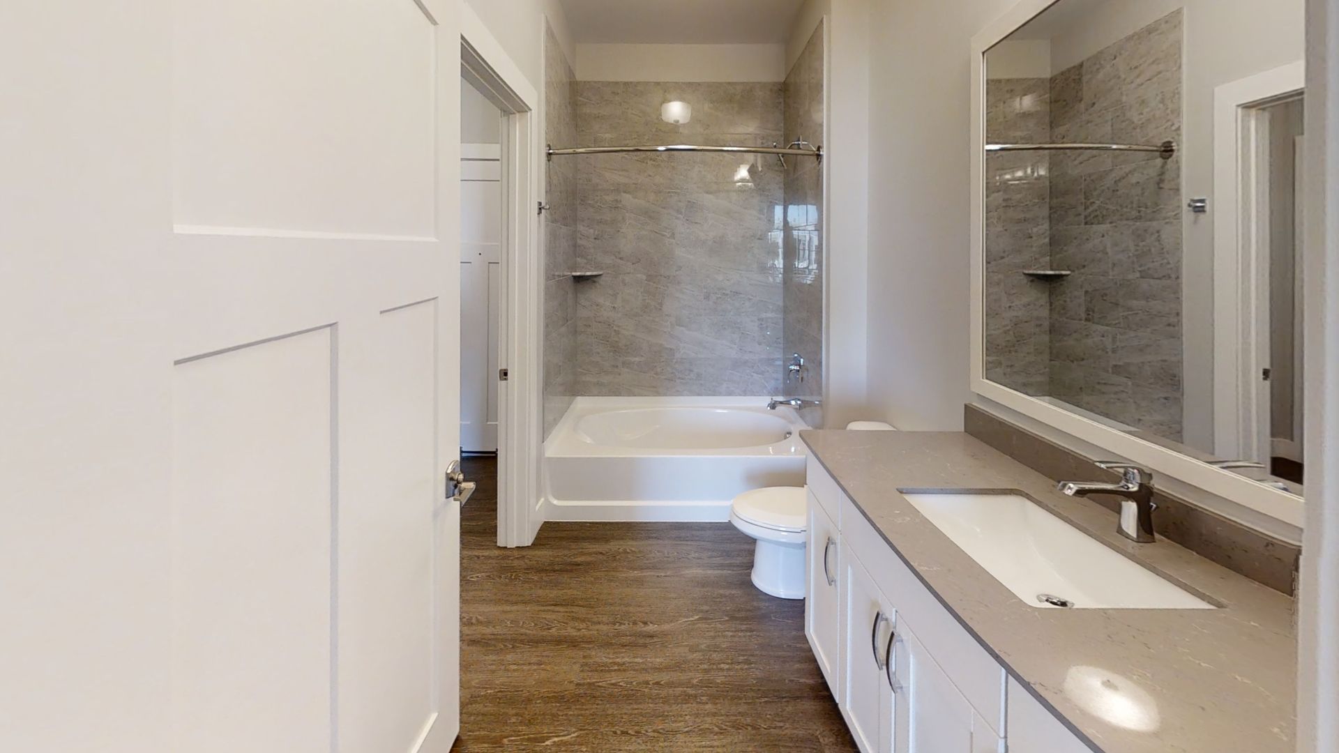 Spacious apartment floor plan at Nickel Plate.