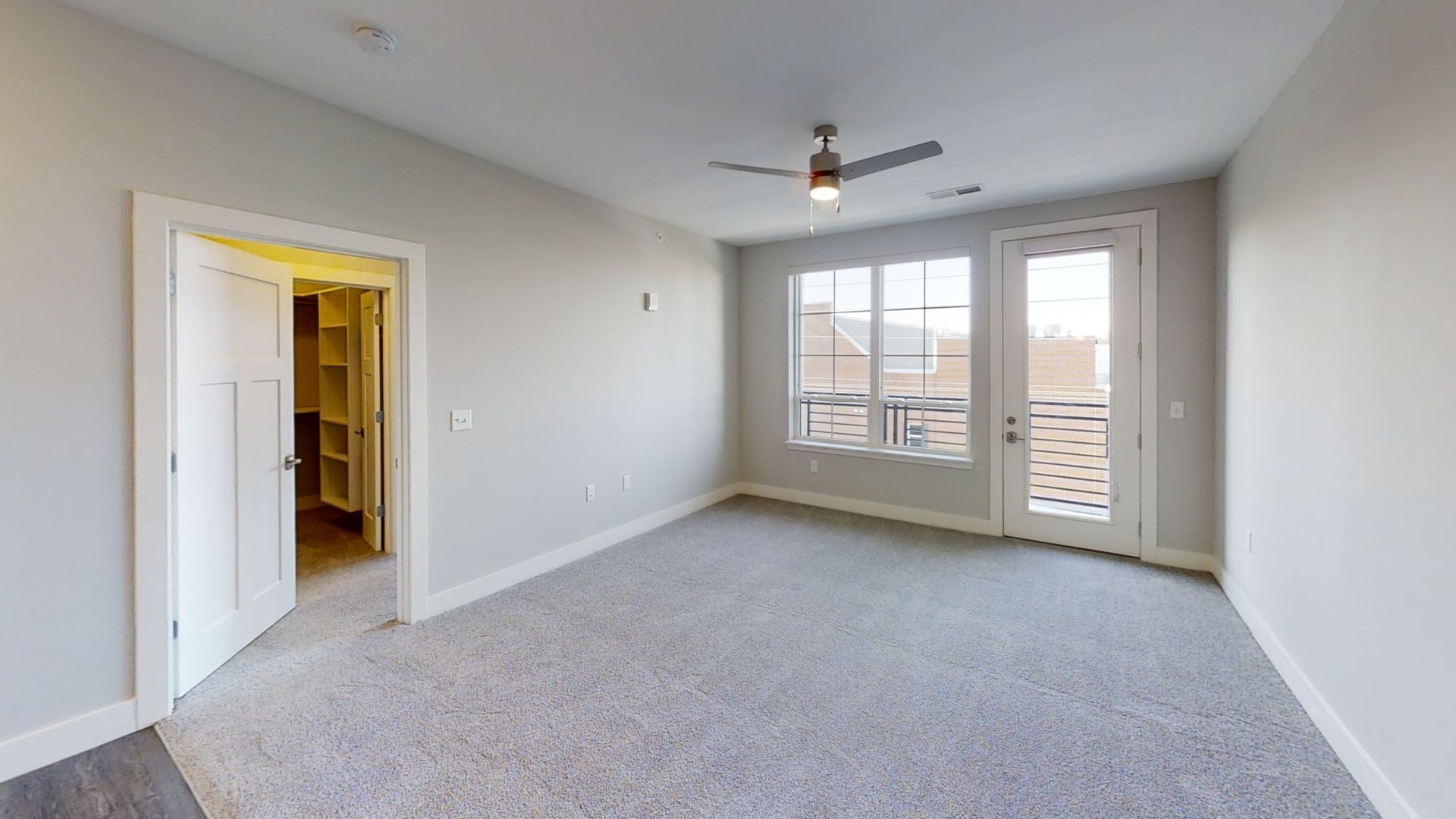 Spacious apartment floor plan at Nickel Plate.