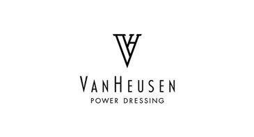 Logotipo de Van Heusen con símbolo