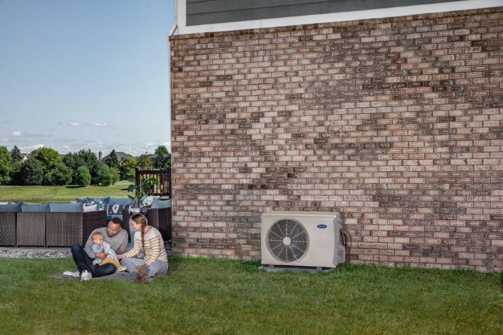 Installing Air Conditioner — Moore, OK — A-Better Heating & Air Conditioning Installing Air Conditioner — Moore, OK — A-Better Heating & Air Conditioning