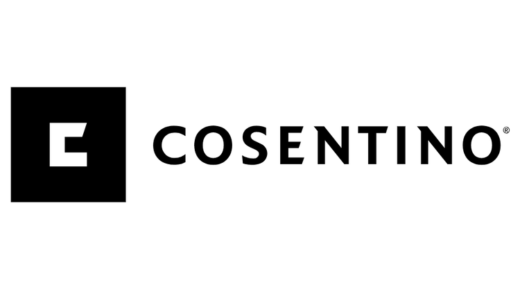 Cosentino logo: Black square with a white 