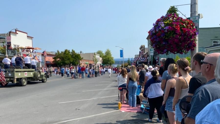 Waiting for the Parade — Friday Harbor, WA — Starr Excavation Inc