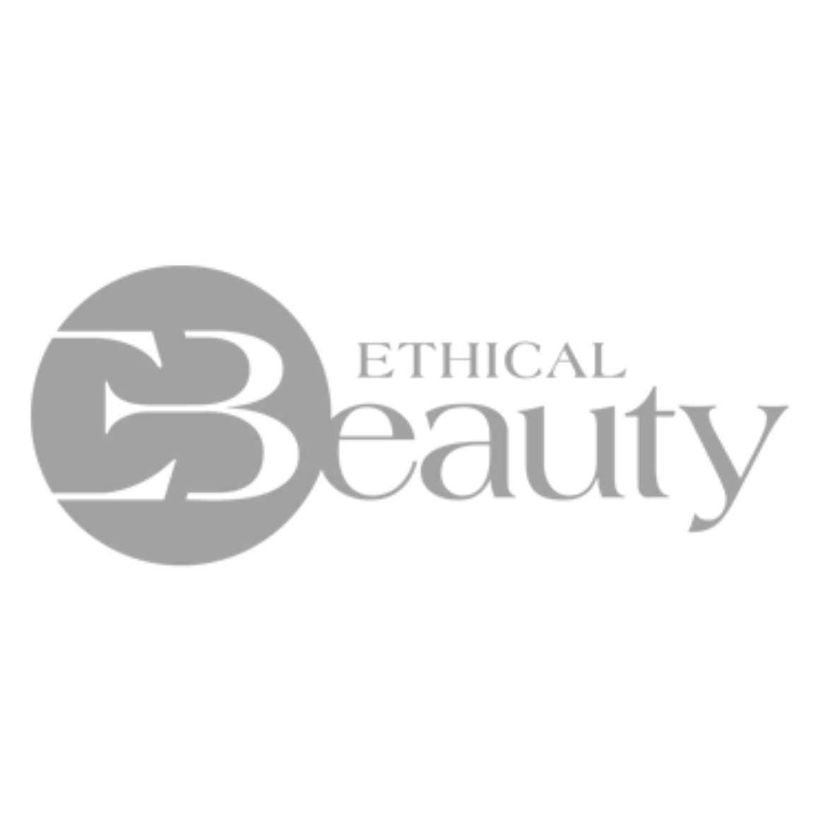 Un logo per la bellezza etica con sfondo bianco