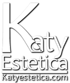 Un logo in bianco e nero per katy estetica katyestetica.com.