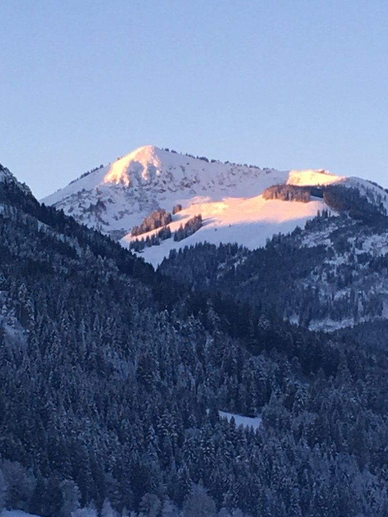 Winterbild Berge