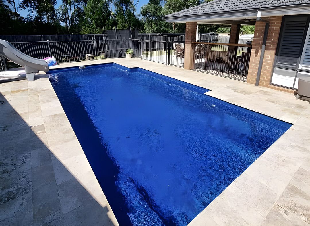 Clean Backyard Swimming Pool