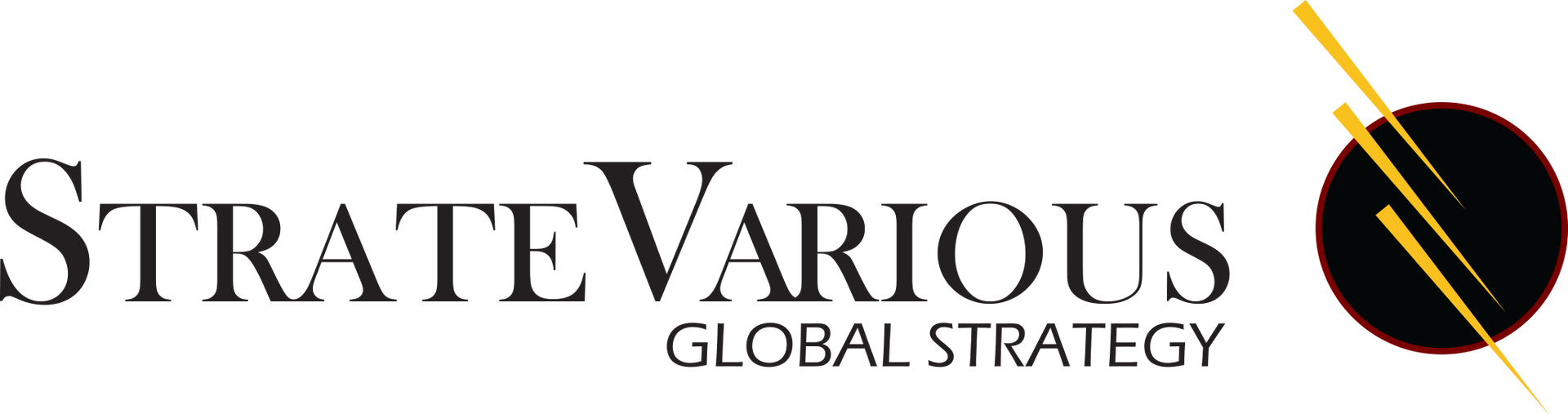 A logo for a company called strate various global strategy