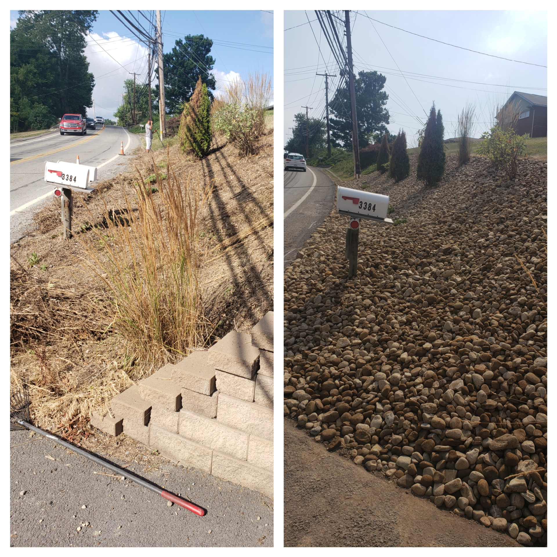 Starting Landscape Cleaning Area — Bridgeville, PA — MC Landscaping