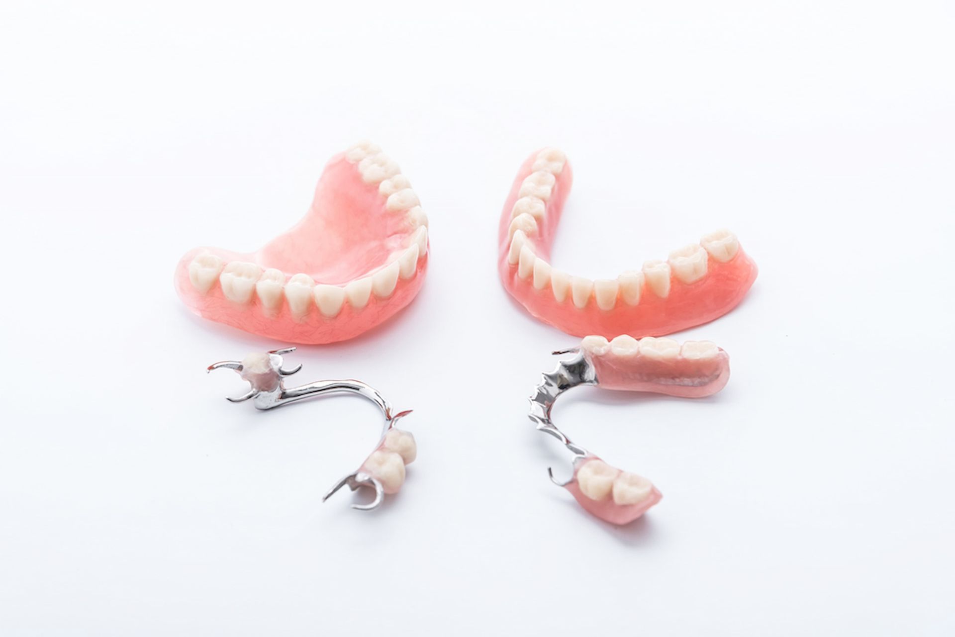 There Are Three Different Types of Dentures on A White Background โ Cane to Coast Dentures in Sarina, QLD