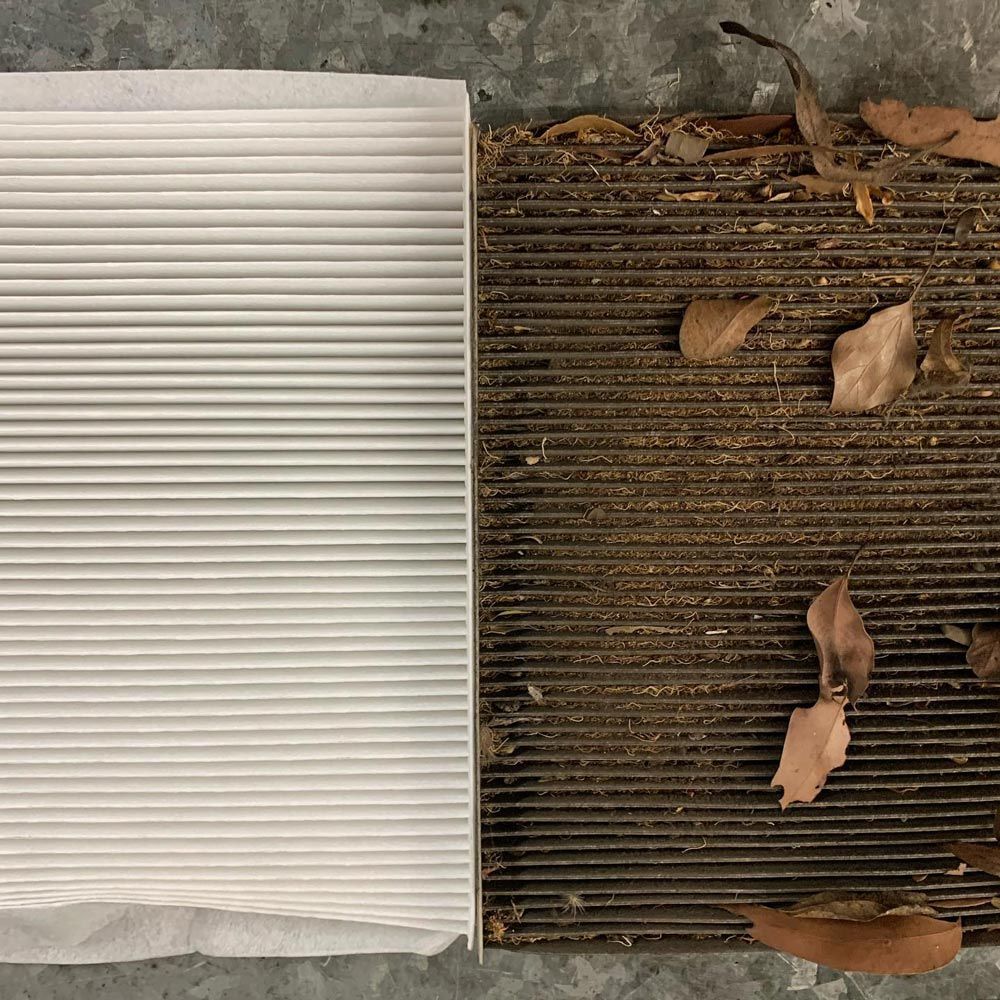 Before And After Car Air Conditioning Filter — Mechanic In Noosaville, QLD