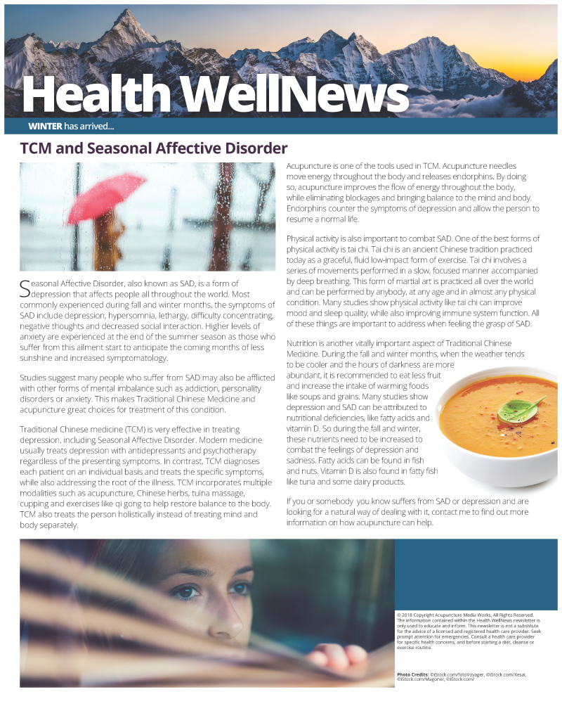 Health Well News Article — Glenview, IL — Healing Spring Acupuncture Center Health Well News Article — Glenview, IL — Healing Spring Acupuncture Center