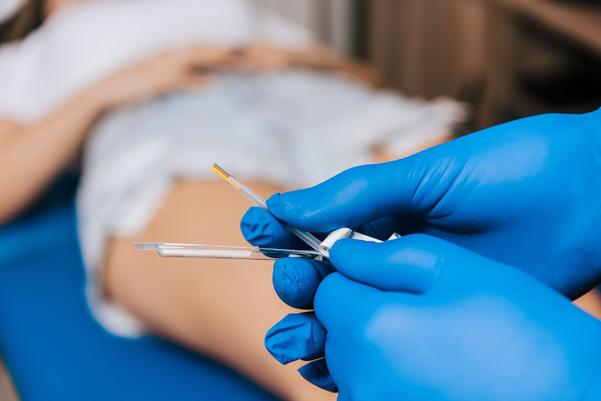 Doctor Holding A Syringe — Glenview, IL — Healing Spring Acupuncture Center