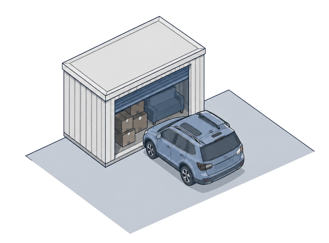 Drive-up storage units in Williamsburg, MI