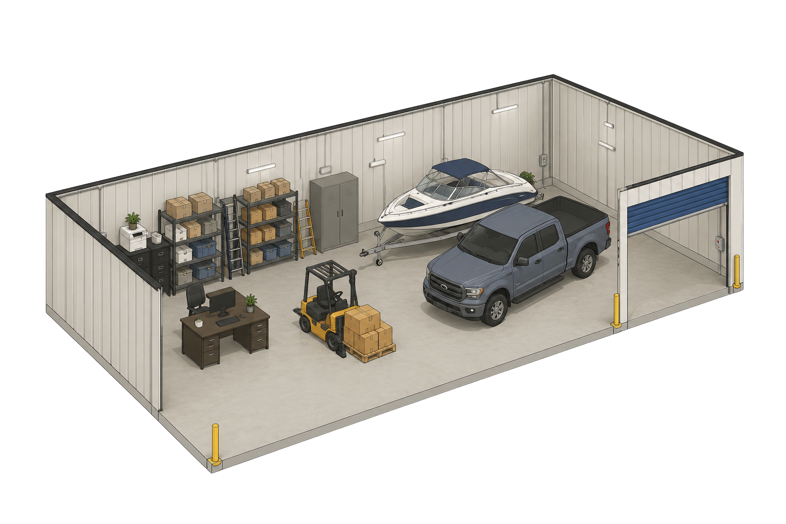 Premium storage bays in Williamsburg, MI