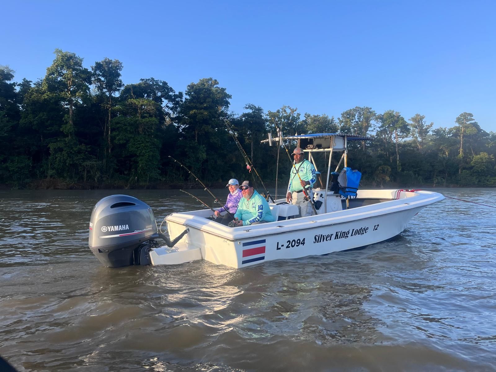 Tarpon fishing boat