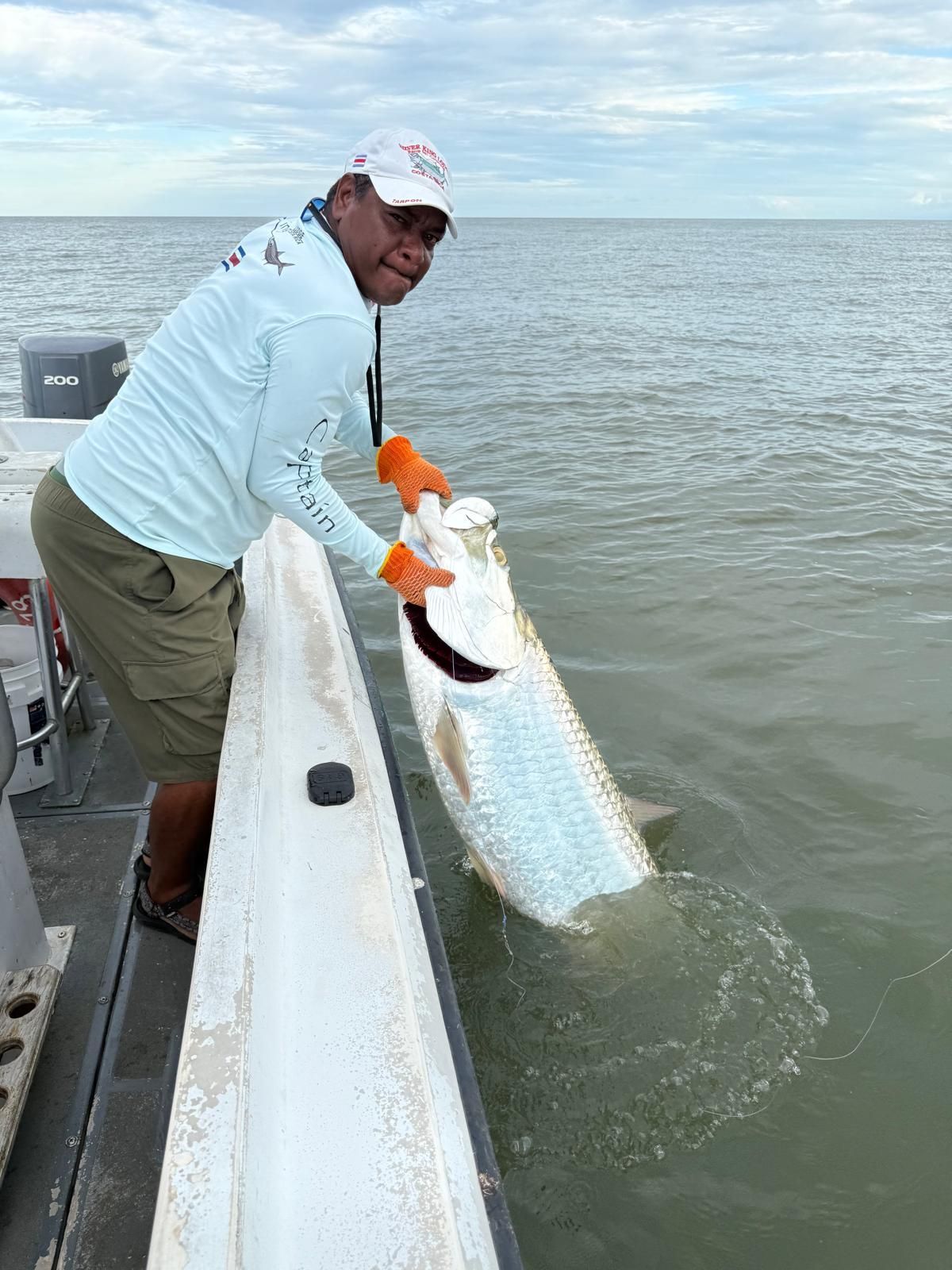 large tarpon caught in Costa Rica