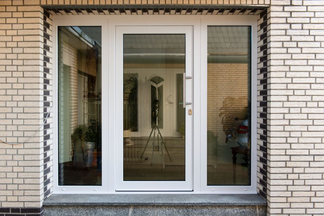 porta in vetro per esterni