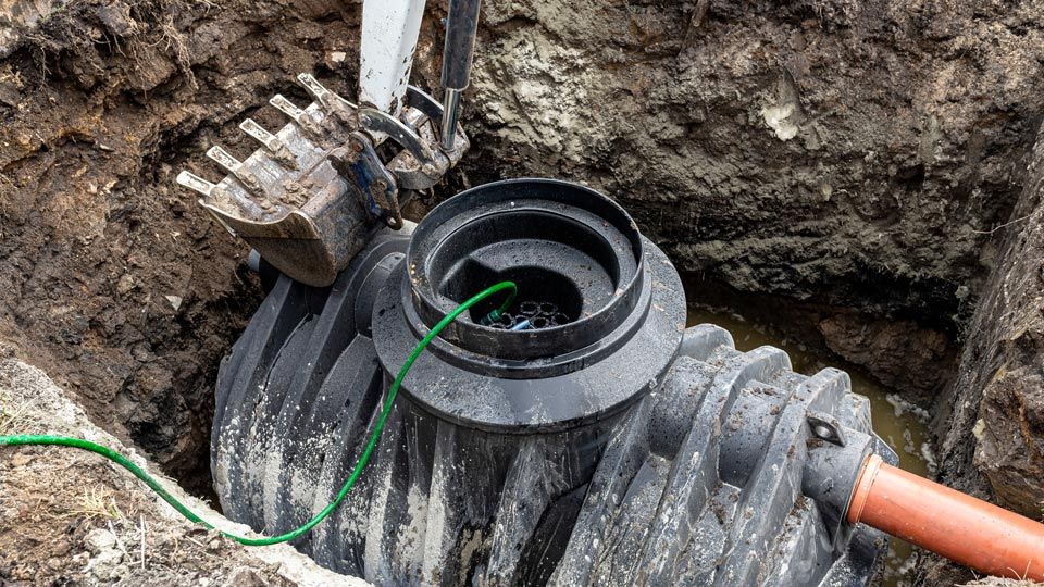 Kläranlagentechnik – Installation einer Kleinkläranlage
