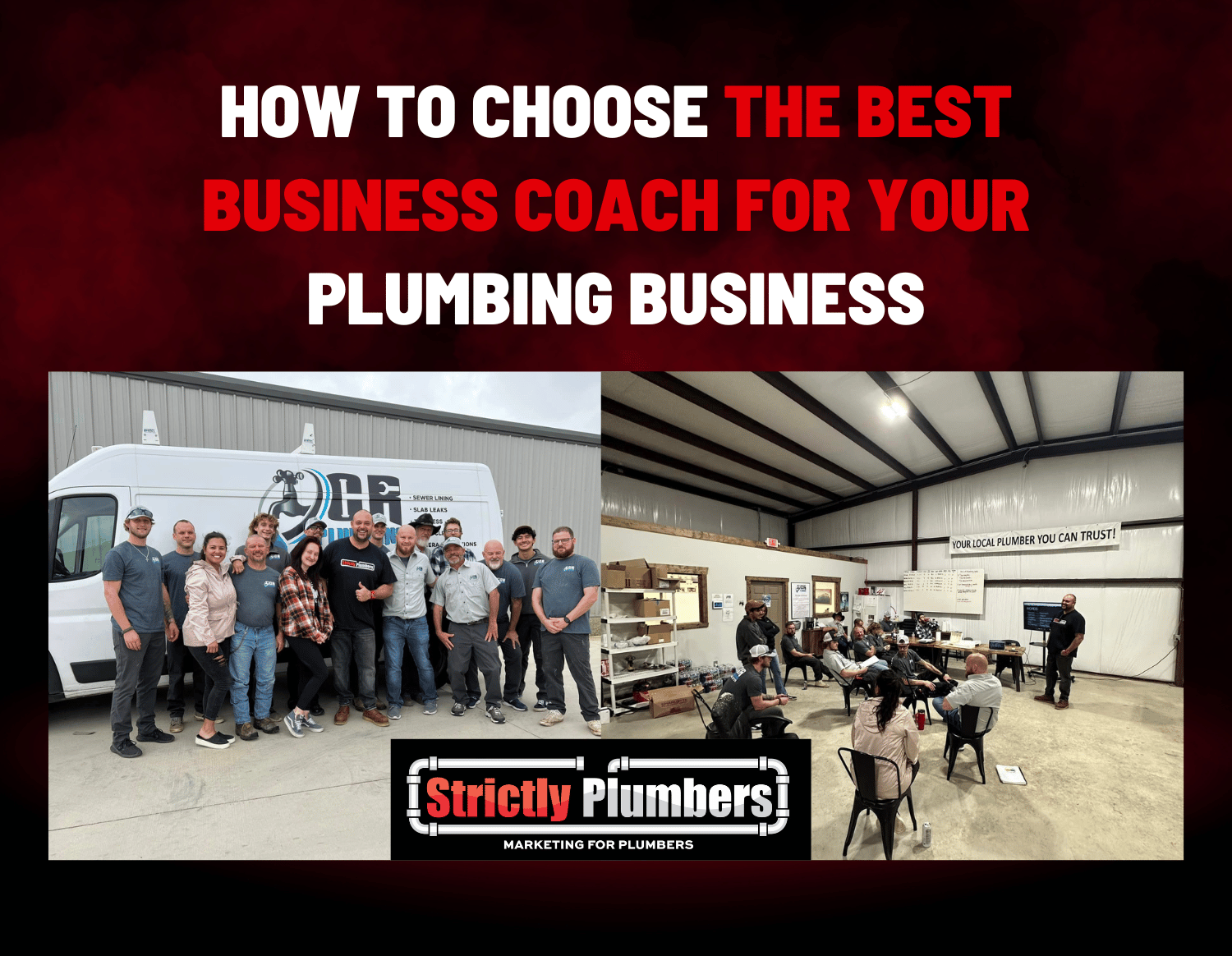 How to choose the best business coach for your plumbing business